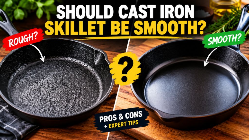 Should Cast Iron Skillet Be Smooth