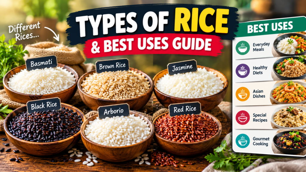 Types of Rice and Best Uses Guide for Everyday Home Cooks